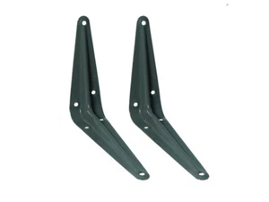 Regalträger London Halterung 5 Zoll x 4 Zoll 125 mm x 100 mm grau 2 Paar - Bild 1 von 1