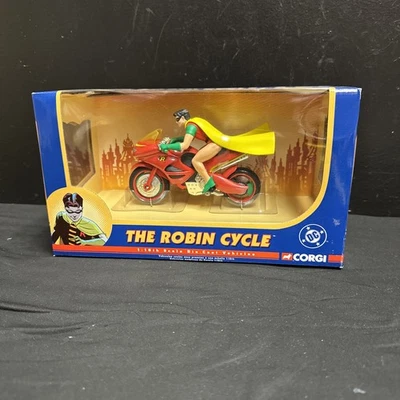 2005 CORGI BATMAN CLASSICS DC THE ROBIN CYCLE 1:16 SCALE DIECAST VEHICLE FIGURE - Image 1 of 4