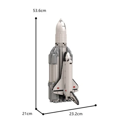 Compatible Energia Rocket / Launch Vehicle Model 1:110 Scale 3844 Build Moc - Image 1 of 4