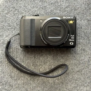 Sony Cyber-Shot DSC-HX20V 18.2MP Digital Camera Black w/ Battery - Picture 1 of 11