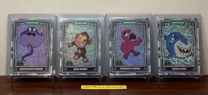 2025 Topps Chrome VeeFriends Shark, Stingray, Flamingo, Monkey /250 Shimmer Set - Picture 1 of 14