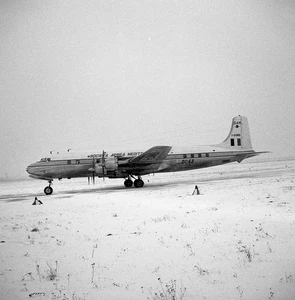 40X40MM ORIGINAL AIRCRAFT NEG I-DIMD Societa Aerea Mediterranea DC-6 1964 #8317 - Foto 1 di 1