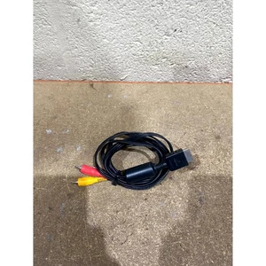 Sony RCA Audio Video Cable Black Compact for Playstation 1, 2, 3 Gaming Consoles - Picture 1 of 6