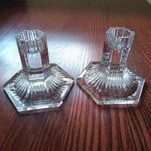 Vintage Tiffany & Co Louis Comfort Collection 1992 Candlestick Candle Holder Set - Picture 1 of 9
