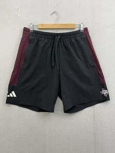 Texas A&M Adidas Shorts Herren Large schwarz Aeroready Reißverschlusstaschen Kordelzug - Bild 1 von 10