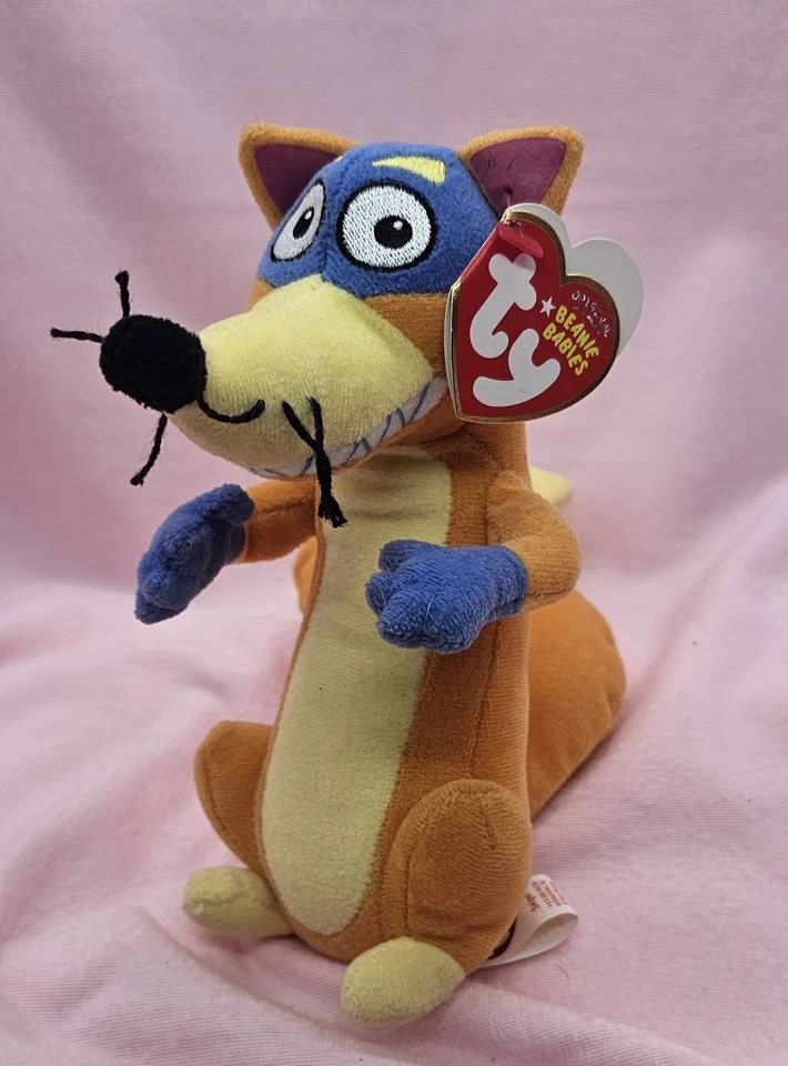2008 Ty Beanie Baby Dora The Explorer Swiper Fox 6” Stuffed Plush With Tag