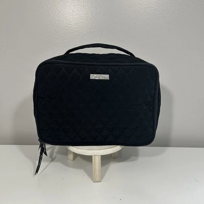 Estuche cosmético de maquillaje Vera Bradley rubor y pincel clásico negro Foto 1 de 4