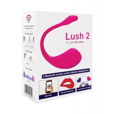 Vibrador Lovense Lush 2.0 ativado por som - Brinquedo adulto rosa feminino - Imagem 1 de 3