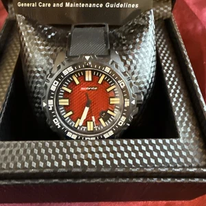 isobrite Swiss Made Red Afterburner series t-100 tritium watch - Picture 1 of 8