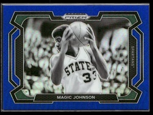 2024 Panini Prizm Draft Picks #23b Magic Johnson Prizms Blu #/199 - Foto 1 di 2