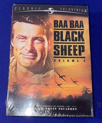 OOP SEALED Baa Black Sheep Squadron TV Series Vol. 2 3X DVD Season 1 Universal - Image 1 of 2
