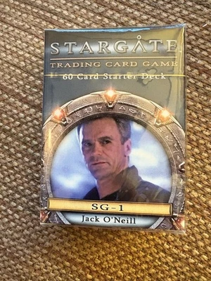 Stargate Juego de Cartas Coleccionables Jack O’Neill Starter Pack (Sellado, Como Nuevo)  Foto 1 de 4
