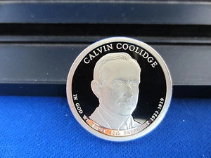 2014-S Calvin Coolidge  President 1923-1929 Deep Cameo Mirror Proof  Upper Grade - Picture 1 of 1