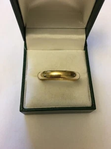 Solid 14k Gold Wedding Ring Benchmark Size 11.5 - Picture 1 of 6
