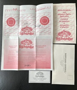 Patch chou certificat de naissance enfants - Ptits canadiens-français Bouts De Choux - Photo 1/10