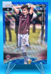 2021 Topps Chrom MLS - Blue Wave Refractor #122 Sam Vines /199 Nm-Mt - KOSTENLOSER VERSAND - Bild 1 von 2