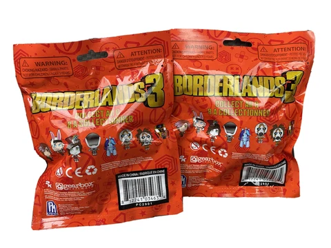 Lot of 2 BORDERLANDS Plush Collectors Clips Mystery Packs SeriesOne - NEW SEALED Cover