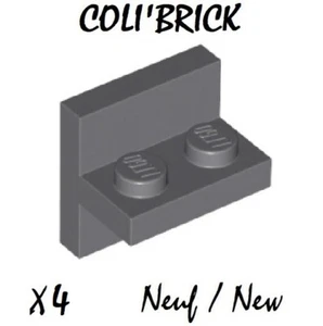 Lego 41682 - 4x Support / Bracket 2x2 1x2 Centered - Dark Bluish Gray - Neuf - Foto 1 di 1