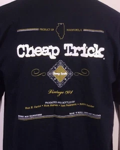 RARE vintage New Year's 2000 Y2K single stitch Cheap Trick T-Shirt Tour SZ L - Picture 1 of 6