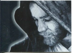 Star Wars Galaxy 4 Silver Foil Chase Karte #10 Obi Wan Kenobi - Bild 1 von 1