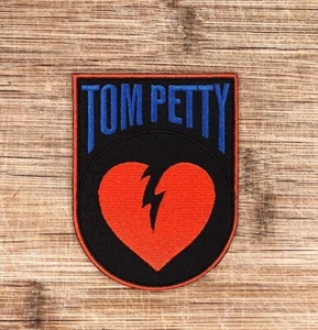 Tom Petty and the Heartbreakers Patch - 4x3in Official Iron-On Embroidered Badge - Picture 1 of 2