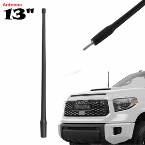 13" Black Antenna Mast Aerial Fits for 2000-2021 Toyota Tundra Tacoma FJ Cruiser - Foto 1 di 9