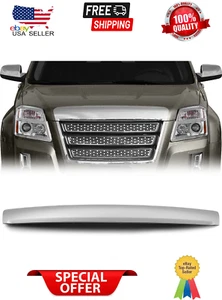 Chrome Hood Molding Trim Front Side Fit 10-2015 GMC Terrain Denali Sport Utility - Picture 1 of 12