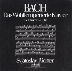 3LP Box BACH Well-Tempered Piano Vol. I RICHTER Eurodisc 80651+ Gold Label NM - Picture 1 of 3