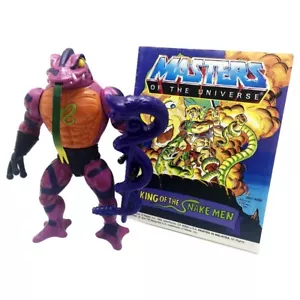 Original 1986 MOTU Tung Lasher Action Figure w/ Mini Comic (CGM027557) - Picture 1 of 8