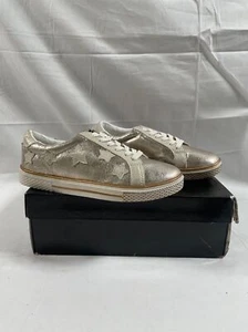 Brand New bebe sport women gold rose white destine sneak size 7.5 - Picture 1 of 5