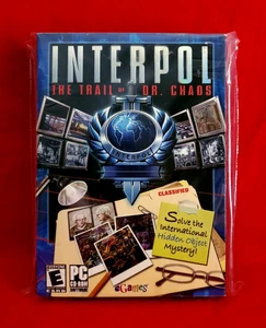 Interpol The Trail of Dr Chaos 2008 PC CD-ROM Game NEW with slipcover - Picture 1 of 7