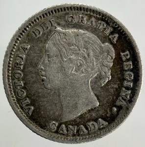 1881-H Kanada 5 Cent Silbermünze | sehr hochwertig - Bild 1 von 2