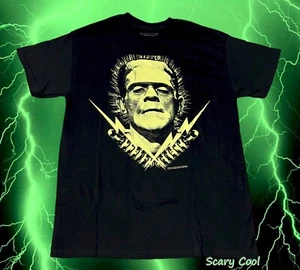 Neu Frankenstein Bride of Horror Boris Karloff 1935 schwarz Herren Vintage T-Shirt - Bild 1 von 2