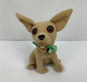 Yo Quiero Taco Bell Chihuahua con Rosa 7" Peluche Cane - Foto 1 di 7