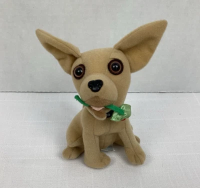 Yo Quiero Taco Bell  Chihuahua with Rose  7 " Plush Dog - Image 1 of 4
