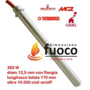 CANDELETTA STUFE PELLET CON FLANGIA -D.12,5 - LUNG.170 - OLIMPIA SPLENDID - 1022 - Foto 1 di 3