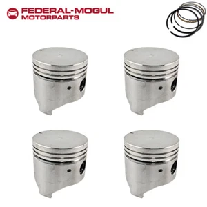 Piston & Ring Set 030" FOR Toyota Corona 1968-1973 1.6L 6R 1.7L 7R 1.9L 8R - Picture 1 of 1