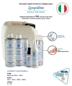 RICARICA LIQUIDO IGIENIZZANTE LAVAMANI IDRO ALCOL 75% NO RESIDUI 100ml 5LT - Foto 1 di 3