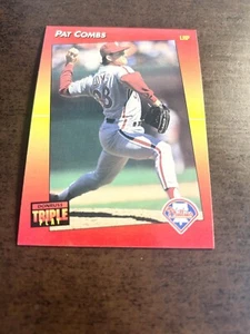 ⚾️ 1992 Triple Play Pat Combs #170 Philadelphia Phillies C105 - Picture 1 of 12