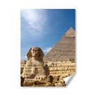 A5 - Ancient Sphinx &amp; Pyramid Eygpt Travel Print 14.8x21cm 280gsm #8230