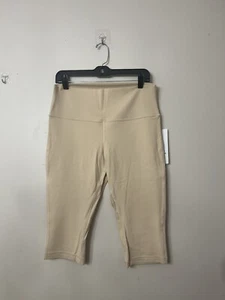 Lululemon Align HR Crop 17"  Women’s size 14 Beige Leggings Pant NWT - Picture 1 of 6