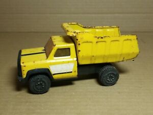 Vintage TONKA Midsize Dump Truck Yellow Diecast Metal Toy USA 7.5" 