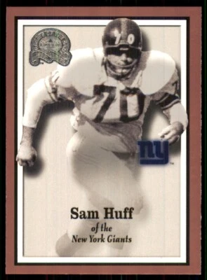 2000 Fleer Greats of the Game #77 Sam Huff New York Giants - Image 1 of 2