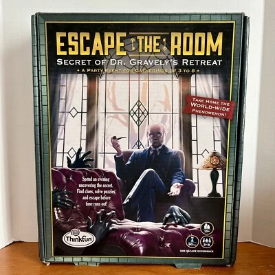 Thinkfun Escape The Room Secret of Dr Gravely's Retreat Game Experience Sealed - Image 1 of 4