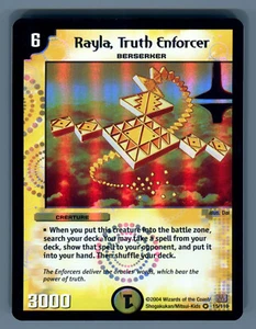 Duel Masters DM-01 Rayla Truth Enforcer Muy Raro 15/110 Luz Base Set Tarjeta - Imagen 1 de 10