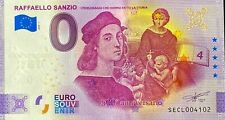 BILLET 0  EURO RAPHAELLO SANZIO ANNIVERSARY ITALIE  2020 NUMERO  DIVERS