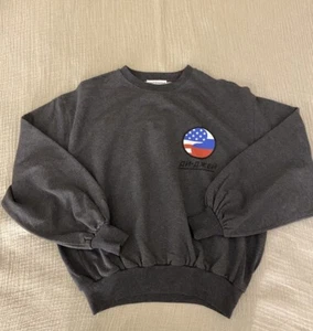 GOSHA RUBCHINSKIY Dj Sweatshirt In Grey Size M K - Picture 1 of 5