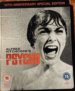 Psycho BLU-RAY UK Steelbook ***REGION FREE*** ***LIKE NEW*** - Picture 1 of 4