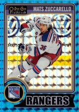 2014-15 O-Pee-Chee Platinum Blue Cubes #142 Mats Zuccarello /65