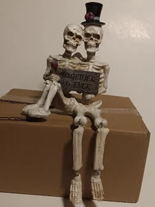Skeleton "Together 4 Ever" Shelf Sitter - Picture 1 of 3